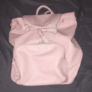 Pink fashion backpack
